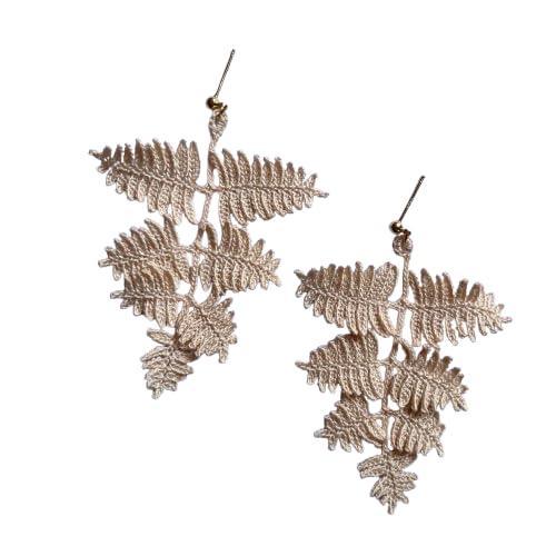 Crochet Flower Handmade Crochet Earring Drop Dangle Earring For Women Girls - Handmade Lifestyle Shop