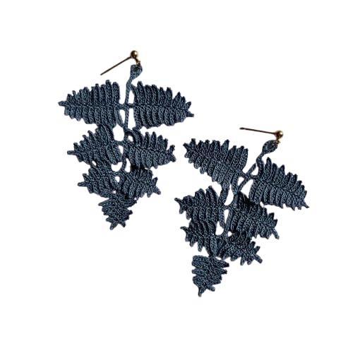 Crochet Flower Handmade Crochet Earring Drop Dangle Earring For Women Girls - Handmade Lifestyle Shop