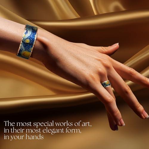 Moreni Copper Bracelet for Women with Wooden Gift Box – Art-Inspired Elegant & Timeless Handmade Jewelry Gift - Handmade Lifestyle Shop