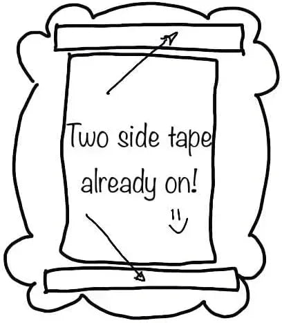 HANDMADE WITH LOVE BY FATIMA. As seen in Monica's Door. It has Two Side Tape in the back. Yellow Frame for your peephole. Present for your best friends. - Handmade Lifestyle Shop