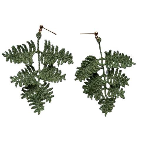 Crochet Flower Handmade Crochet Earring Drop Dangle Earring For Women Girls - Handmade Lifestyle Shop