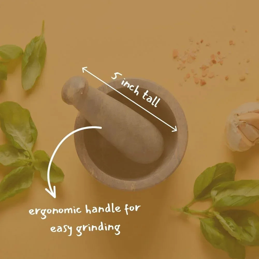 Small Mortar Pestle Set, Kitchen Tools, Kitchen Countertop Decor, Grinding, Crushing, Herbs, Garlic, Nuts, Spices, Rustic Style, Handcrafted, Made from Soapstone, Gray - Handmade Lifestyle Shop