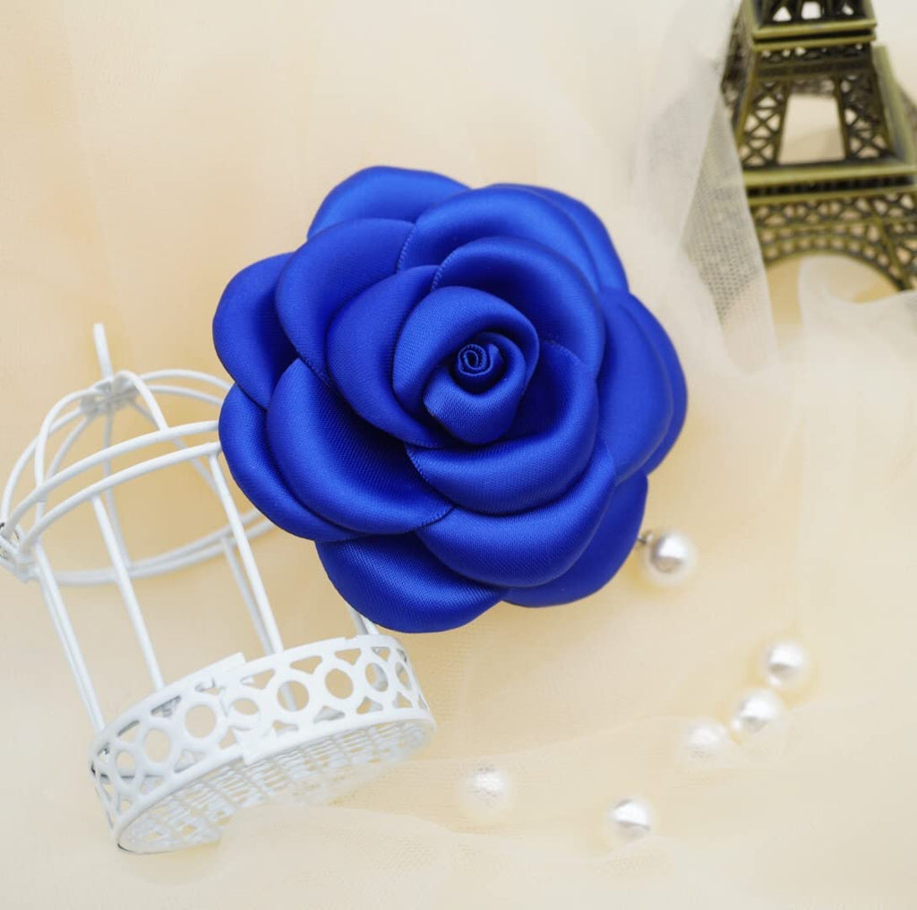 Silk Rose Flower Pin Brooch By NhanDo Handmade – COLOURFUL Floral Brooch Pin, Handmade Gift Ideas, Gift for her, Gift For Mom, Bridesmaid gift, valentines day gifts