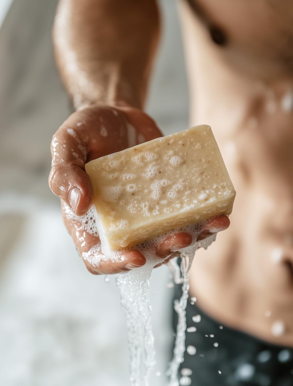 Crate 61 Organics, Handmade in Canada, Plant Based Natural Bar Soap Cold Pressed For Face & Body, w/Premium Essential Oils, For Men & Women 3 Pack (Ginger Cardamom)