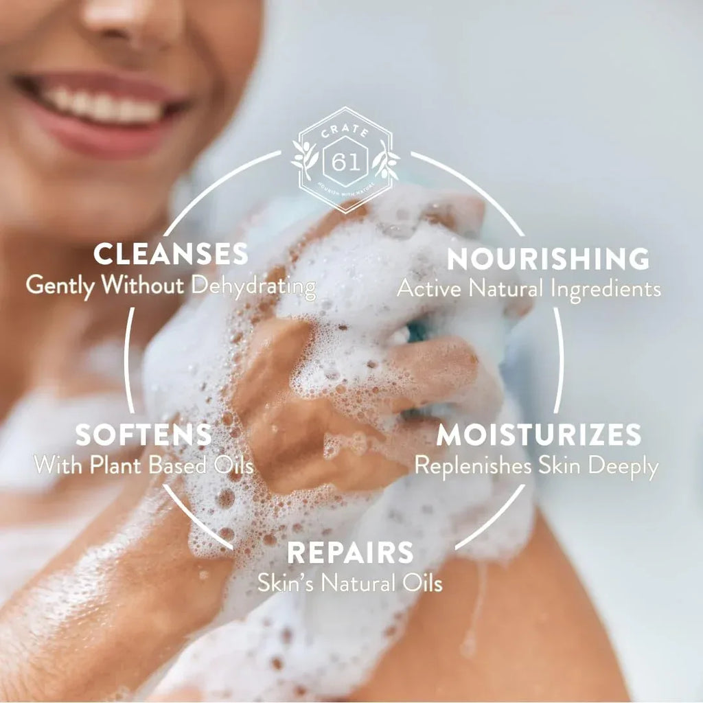 Crate 61 Organics, Handmade in Canada, Plant Based Cold Process Natural Bar Soap, With Premium Essential Oils, Dry Skin, Pack of 6 (For Him) - Handmade Lifestyle Shop