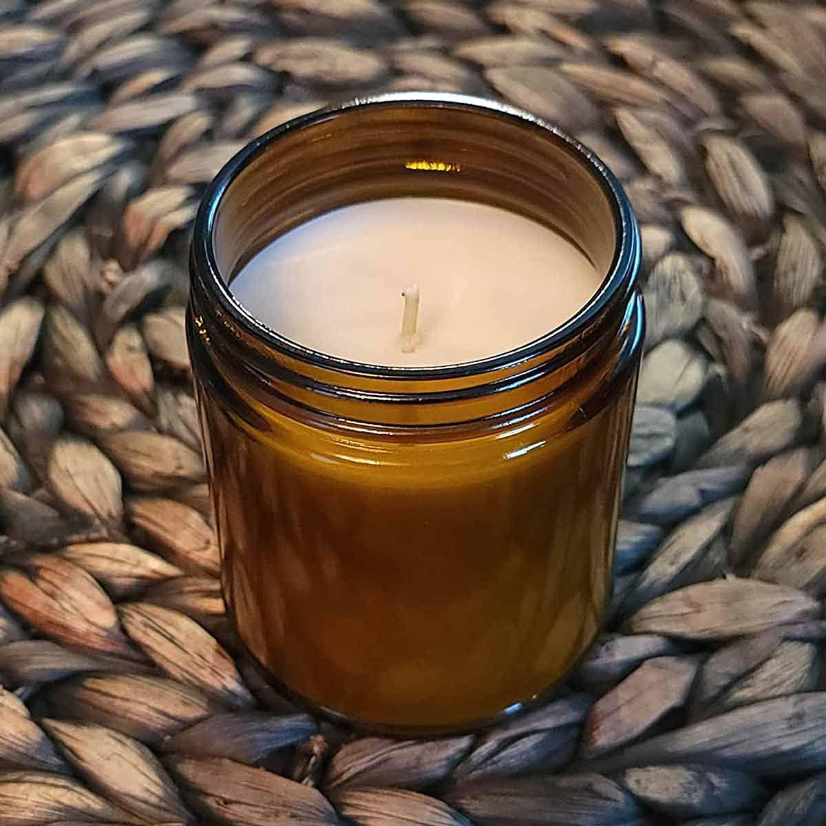 Vanilla Bourbon Candle | Arctic Wicks 9oz Coconut & Beeswax Candles | Scented Non-Toxic Candles for Fall, Winter, Holidays, Gifts For Him, Whiskey Bourbon, Vanilla Candle | USDA Certified Biobased