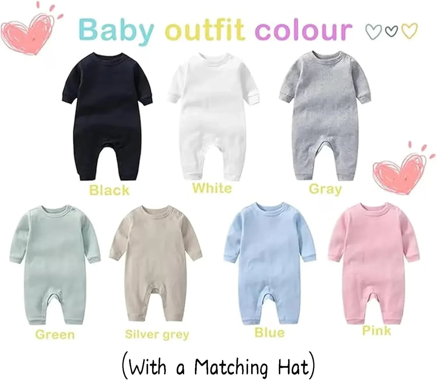 Personalized Baby Onesie Newborn Coming Home Outfit Customized Clothes with Baby's Name in Embroidery Hospital Romper Suit - Handmade Lifestyle Shop