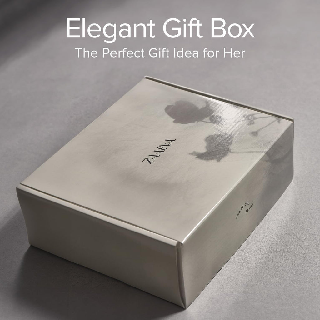 ZAAINA Spa Gift Set for Her - Luxury Valentine's Day Gifts for Women, Pampering At Home Bath and Body Relaxation Spa Package, Spa Gift Basket for Mom Wife Friend, Birthday Gifts for Women