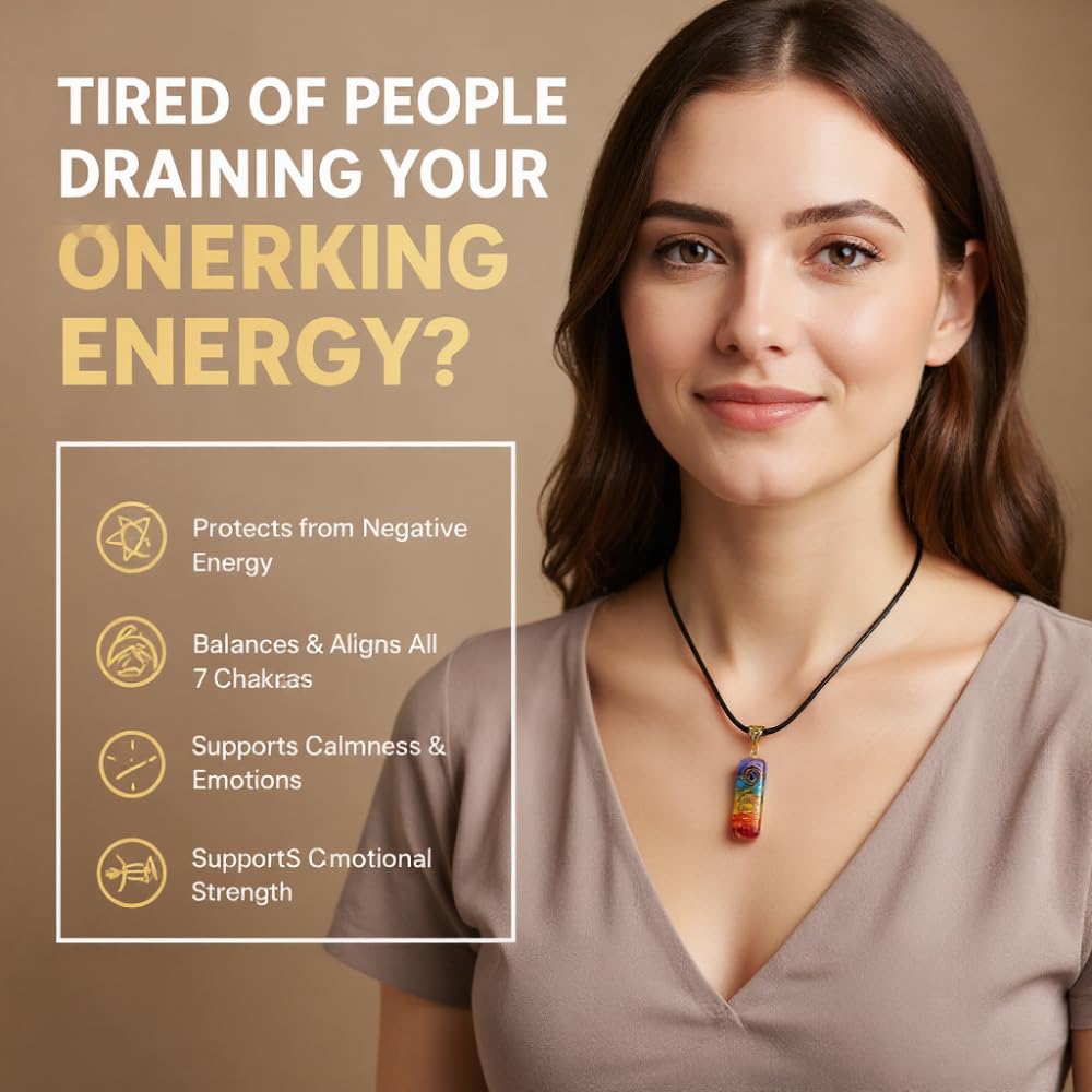 7 Chakra Healing Crystal Tree Kit, Bracelet, Pendant, Necklaces, Handmade Gemstone Money Bonsai Tree of Life Feng Shui Decor for Home Office, Positive Energy, Reiki Healing, for Women