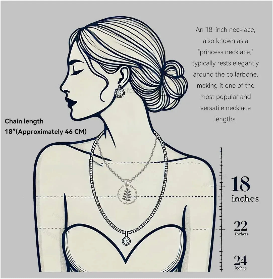 Birth Flower Necklaces for Women,1-12 Month Real Pressed Flower Necklace,Boho-Style Personalized Jewelry, Handmade Floral Pendant,Thoughtful Gift for Christmas,Birthday|18" - Handmade Lifestyle Shop