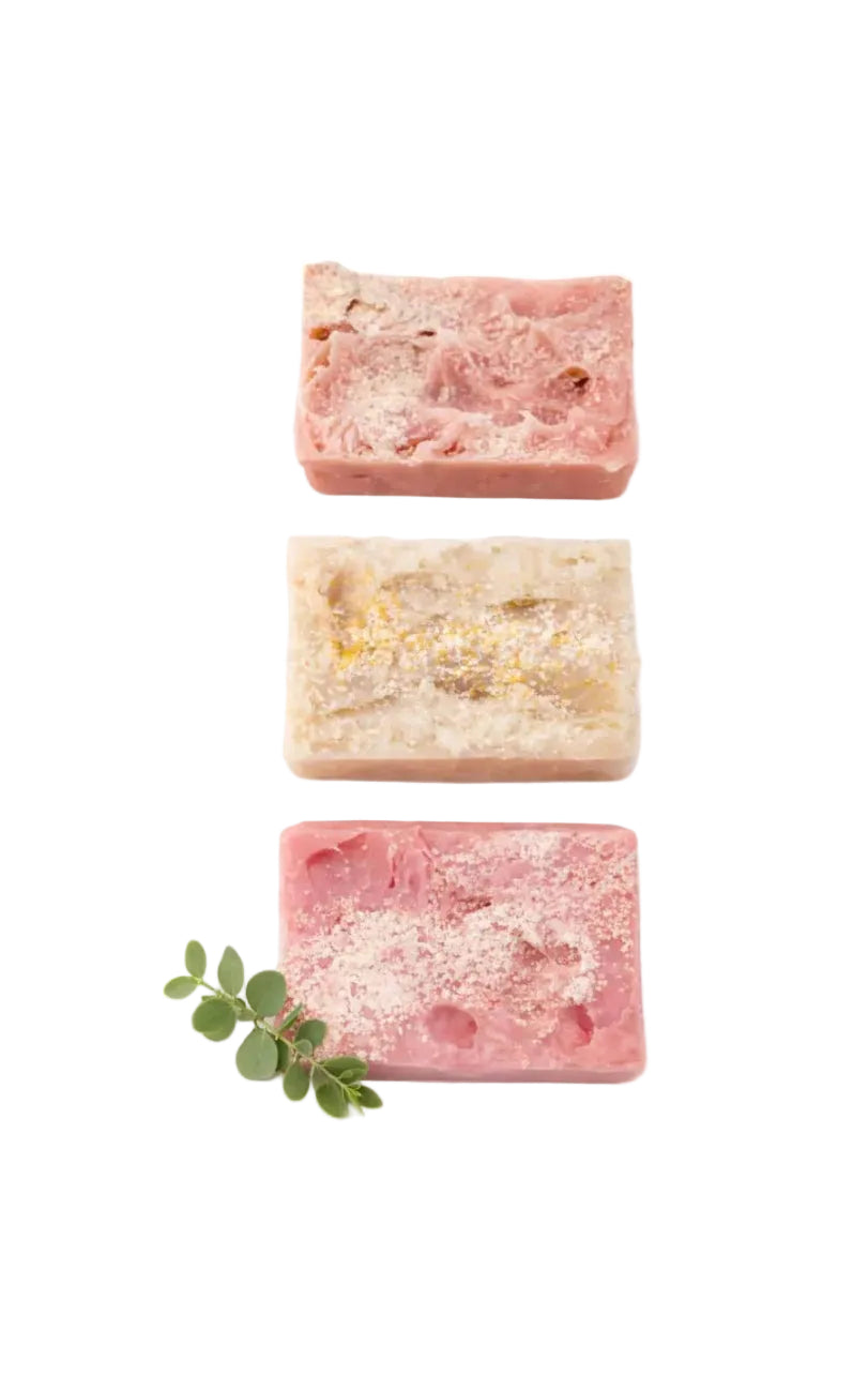 Cherry Blossom & Hibiscus Dish Soap Bars 3 Pack-Natural Solid Dish Soap, Coconut & Castor Oil, Fragrance Oil, Mica- Eco-Friendly Zero-Waste Cleaning (3.2 oz Bars) - Handmade Lifestyle Shop