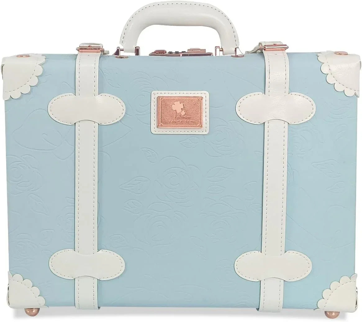 Unitravel Baby Keepsake Case, Handmade Memory Storage Box, Newborn Keepsake Box, Vintage Suitcase for Baby Shower, Baptism, Naming Ceremony or Birthday - Handmade Lifestyle Shop