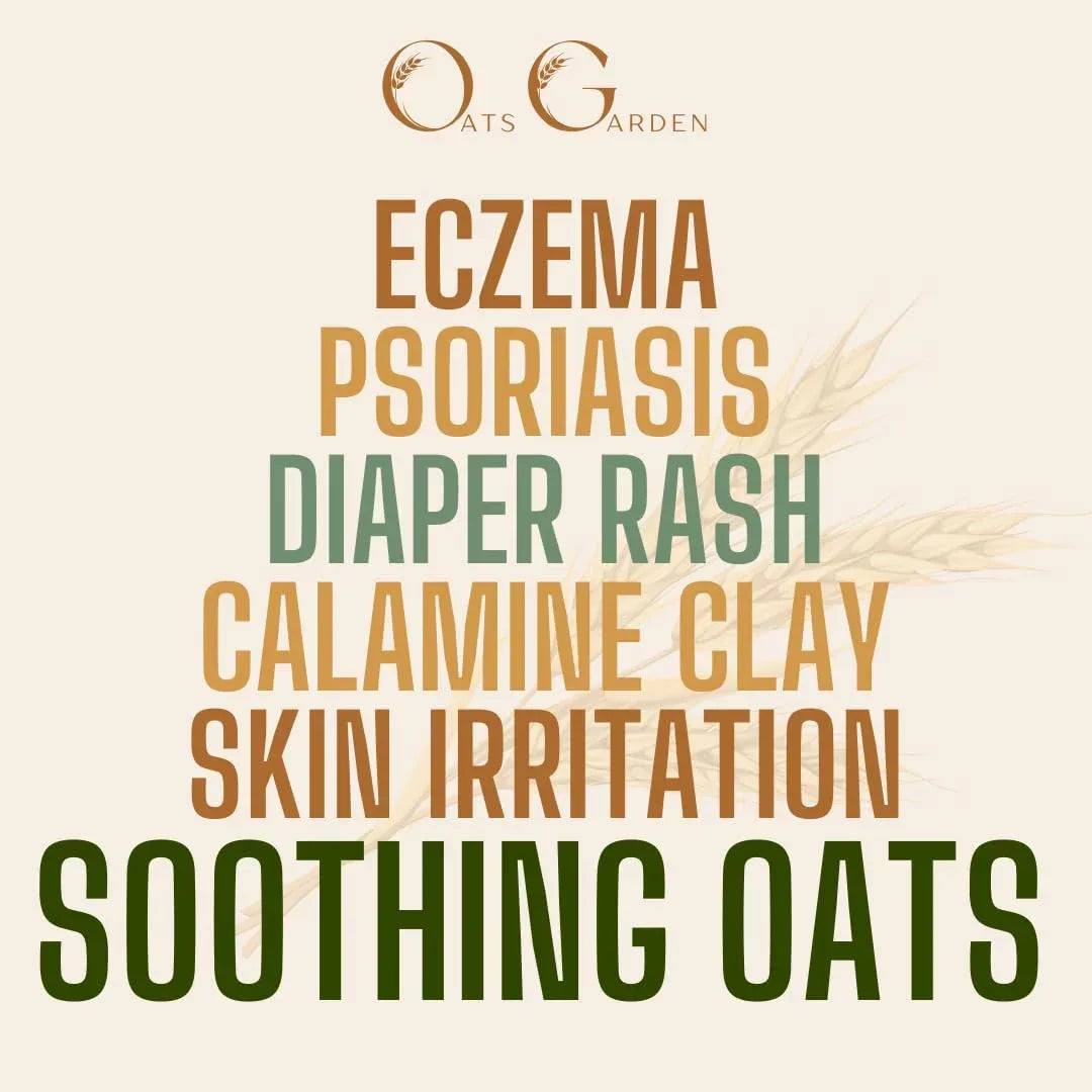 Oats Garden - Baby Oatmeal Bath Soak - Organic Oatmeal, Colloidal Oatmeal & Calamine Clay for Eczema Relief - No Mess Soak Bags, 10 Pack (1 oz each) - Soothes Irritated Skin for Babies & Children - Handmade Lifestyle Shop
