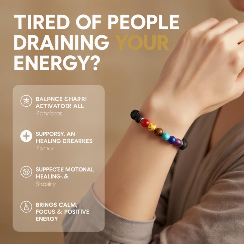 7 Chakra Healing Crystal Tree Kit, Bracelet, Pendant, Necklaces, Handmade Gemstone Money Bonsai Tree of Life Feng Shui Decor for Home Office, Positive Energy, Reiki Healing, for Women