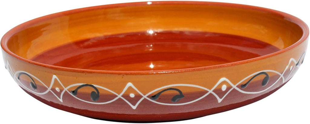 Cactus Canyon Ceramics Spanish Terracotta Small Serving Dish, Red