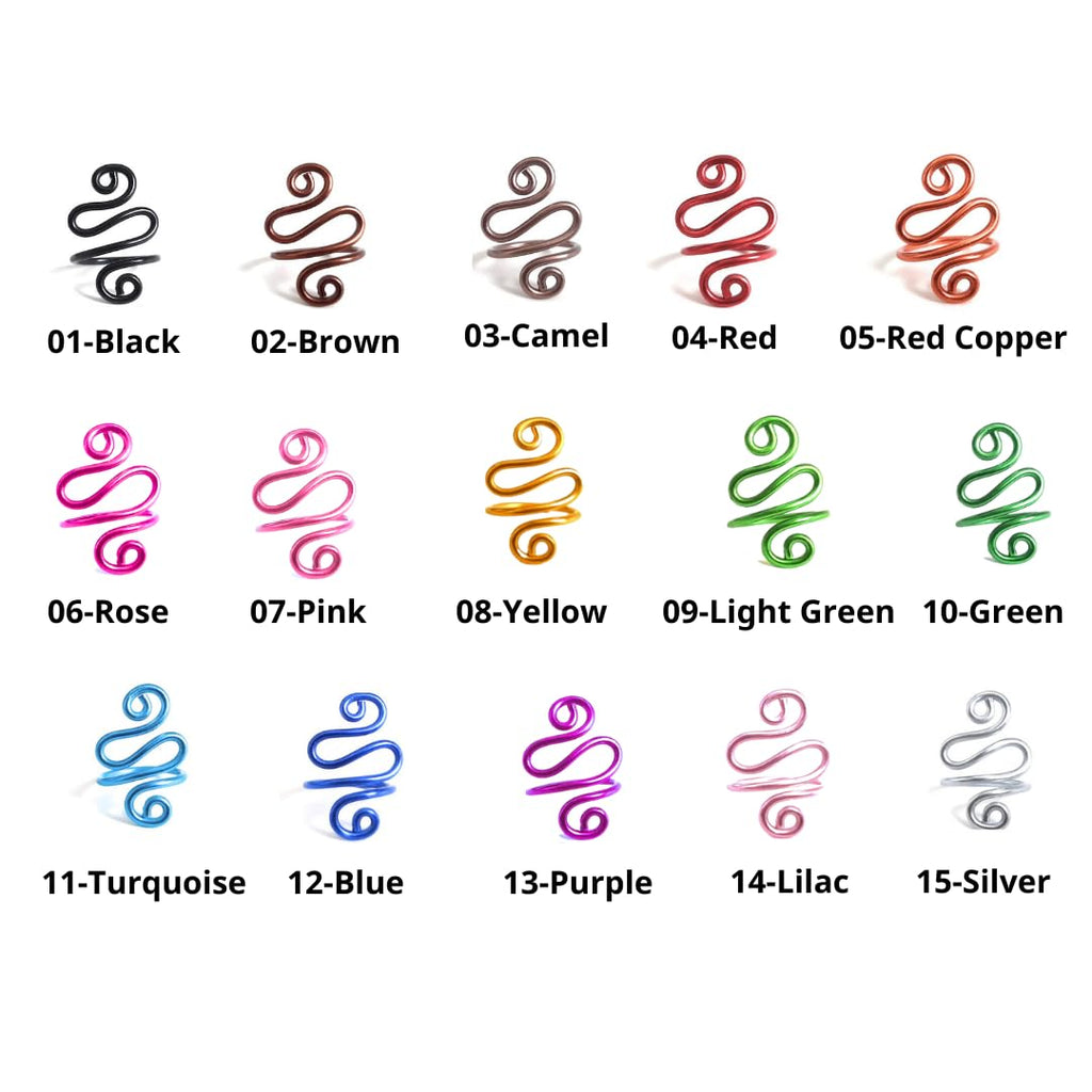 Handmade Crochet Tension Ring For Finger, Left Handed, Right Handed Zig Zag Ring, Yarn Tension Ring For Crochet, Crochet Gifts For Crocheters, Knitters