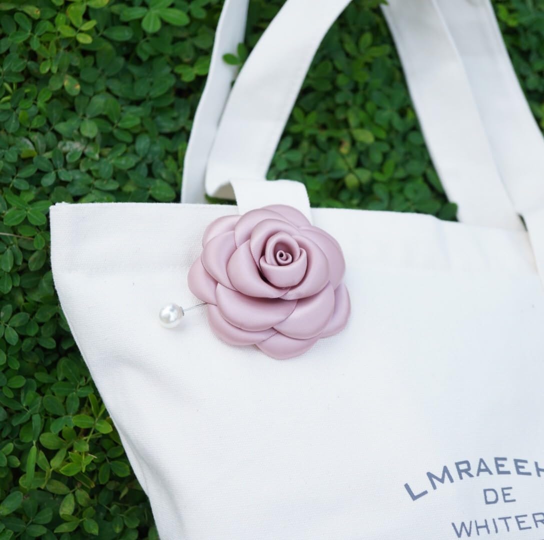 Silk Rose Flower Pin Brooch By NhanDo Handmade – COLOURFUL Floral Brooch Pin, Handmade Gift Ideas, Gift for her, Gift For Mom, Bridesmaid gift, valentines day gifts