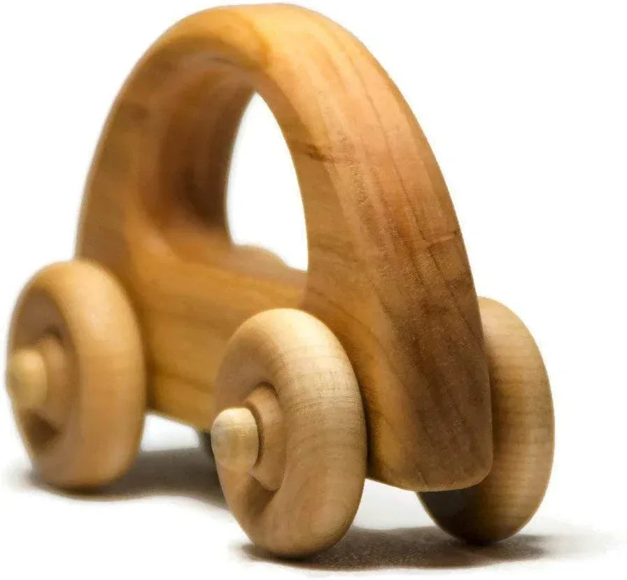 Wooden Toy Car – Handmade Natural Wood Push Car for Toddlers & Kids, Classic Gift Toy for Everyday Play - Handmade Lifestyle Shop