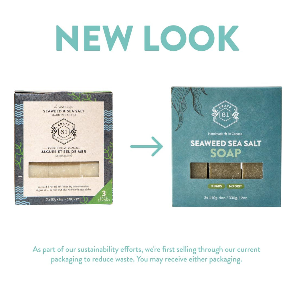 Crate 61 Organics, Handmade in Canada, Plant Based Natural Bar Soap Cold Pressed For Face & Body, w/Premium Essential Oils, For Men & Women 3 Pack (Ginger Cardamom)