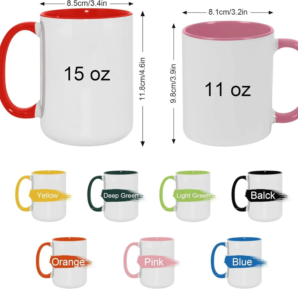 Custom Coffee Mug with Birth Flower & Name - 11oz Large Ceramic Personalized Coffee Cup for Women, Pretty Floral Tea Mugs Gift for Mom Wife Grandma Daughter Sister Coworker Best Friend Birthday - Handmade Lifestyle Shop