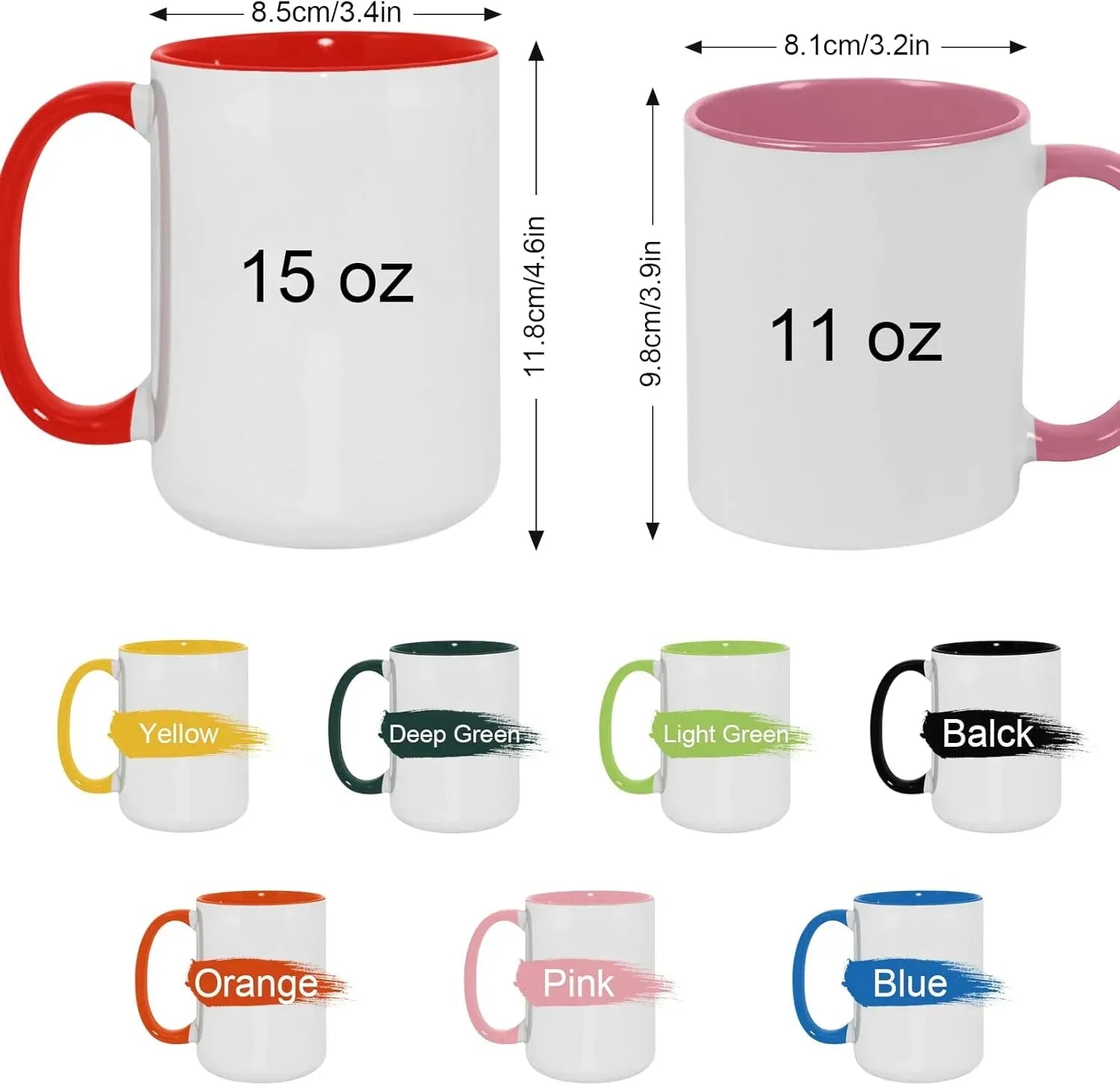 Custom Coffee Mug with Birth Flower & Name - 11oz Large Ceramic Personalized Coffee Cup for Women, Pretty Floral Tea Mugs Gift for Mom Wife Grandma Daughter Sister Coworker Best Friend Birthday - Handmade Lifestyle Shop