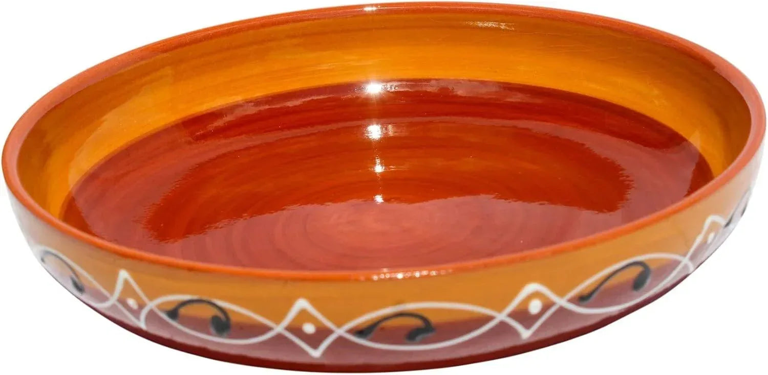 Cactus Canyon Ceramics Spanish Terracotta Small Serving Dish, Red - Handmade Lifestyle Shop