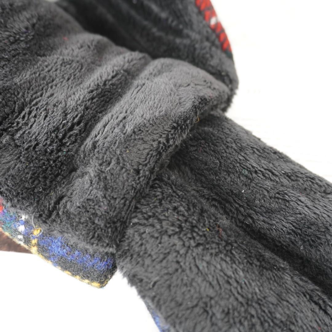 Harris Tweed Tartan Wool Neck Warmer for Women and Men, Handmade Soft Scarf with Plush Lining, Warm Winter Gift - Handmade Lifestyle Shop