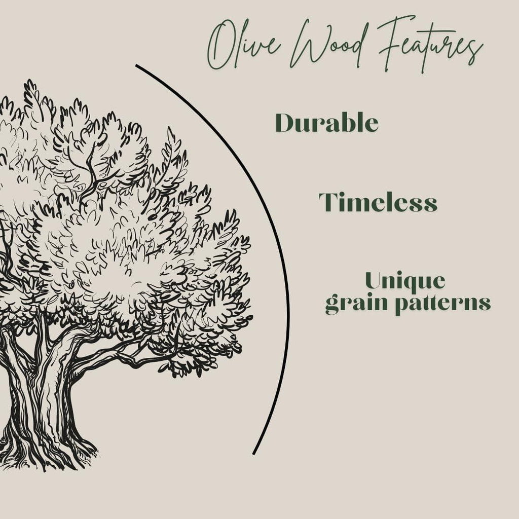 OLIVE WOOD Blunt Cooking Spoon, Fair Trade Foodie Gift, Handcrafted in Greece, Fair Trade Foodie Gift – Artisan Wooden Kitchen - LESVOS WOODCRAFT - Handmade Lifestyle Shop