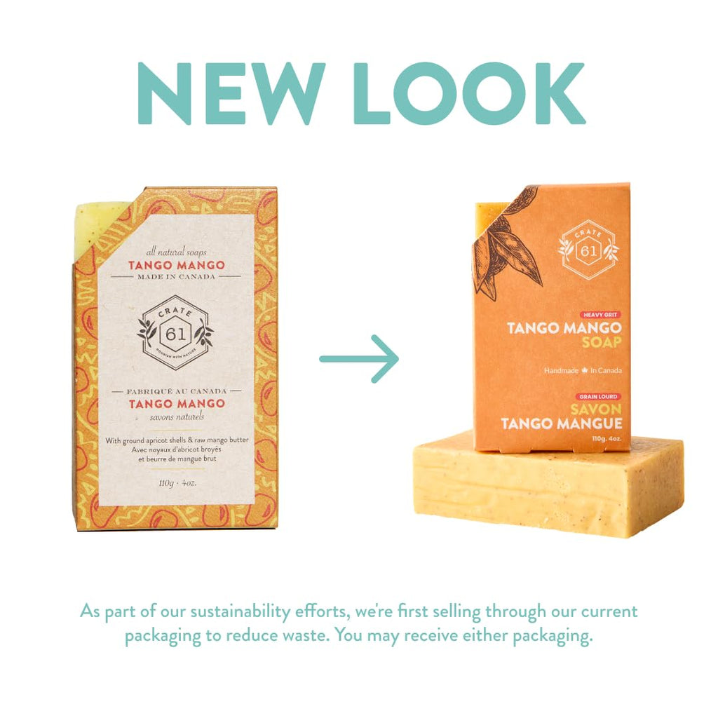 Crate 61 Organics, Handmade in Canada, Plant Based Natural Bar Soap Cold Pressed For Face & Body, w/Premium Essential Oils, For Men & Women 3 Pack (Ginger Cardamom)