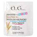 Oats Garden - Baby Oatmeal Bath Soak - Organic Oatmeal, Colloidal Oatmeal & Calamine Clay for Eczema Relief - No Mess Soak Bags, 10 Pack (1 oz each) - Soothes Irritated Skin for Babies & Children - Handmade Lifestyle Shop