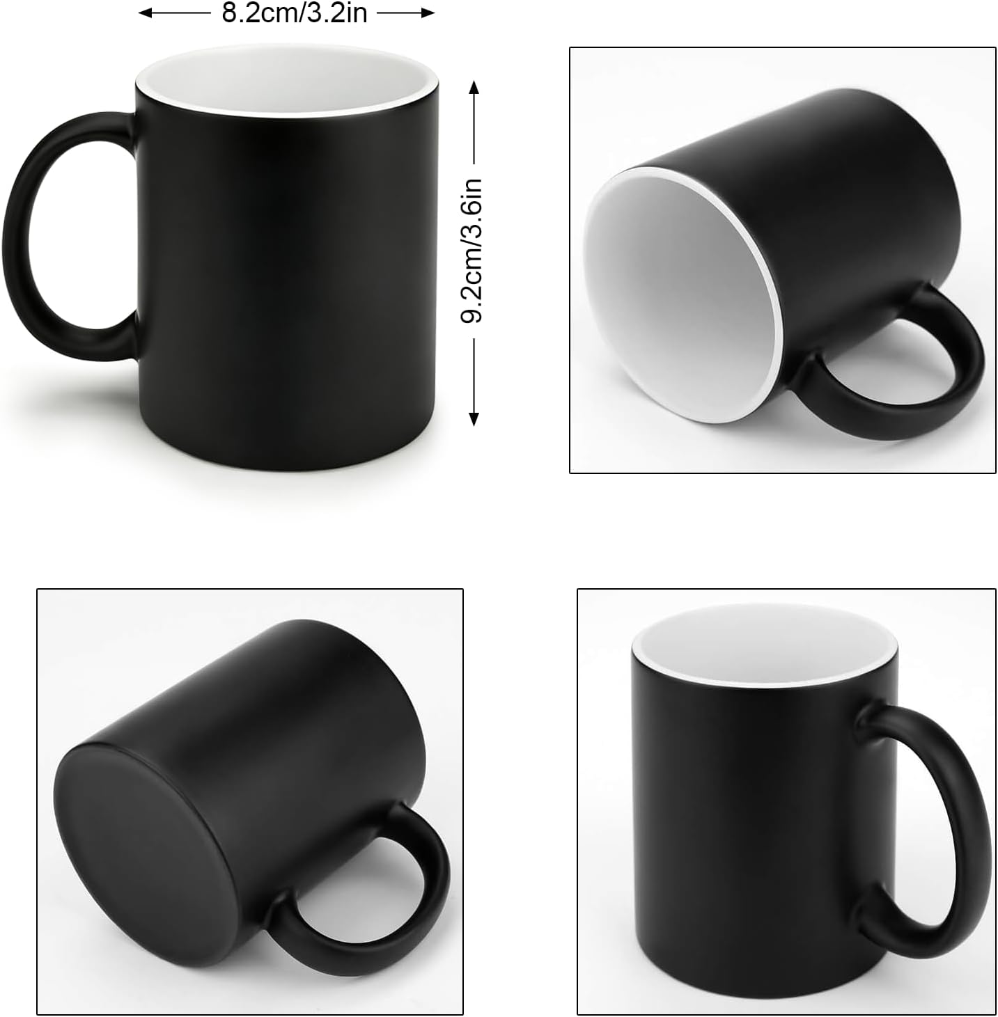 Custom Coffee Mug with Birth Flower & Name - 11oz Large Ceramic Personalized Coffee Cup for Women, Pretty Floral Tea Mugs Gift for Mom Wife Grandma Daughter Sister Coworker Best Friend Birthday