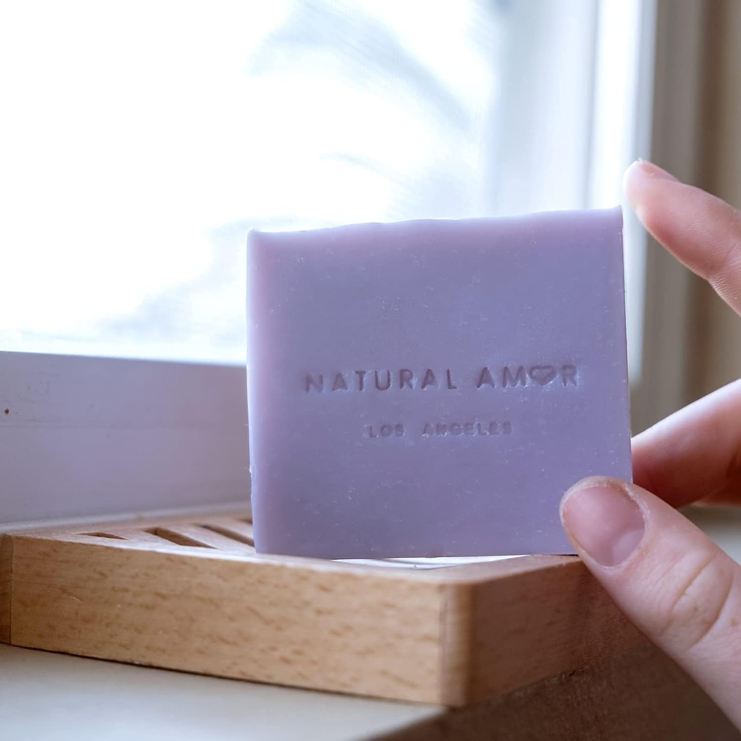 Natural Amor Handmade Spa Gift Set 6 pcs– Includes Citrus Bath Bomb, Lavender Hand Cream, Soap, Bath Salt, Candle – Relaxing Self-Care Kit for Women