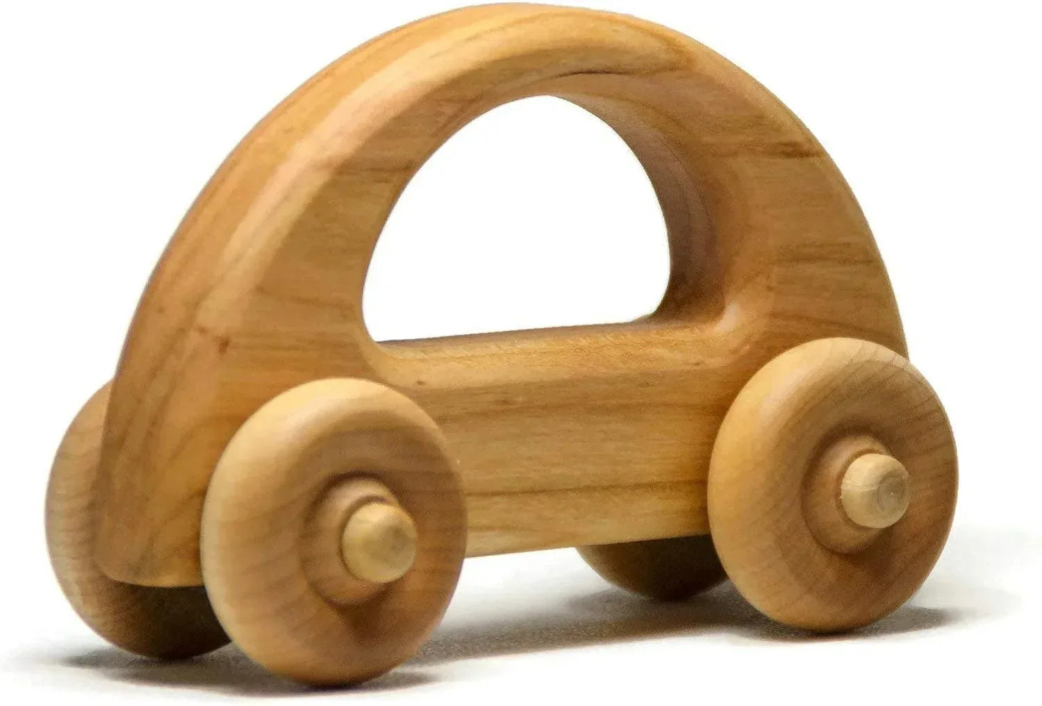 Wooden Toy Car – Handmade Natural Wood Push Car for Toddlers & Kids, Classic Gift Toy for Everyday Play - Handmade Lifestyle Shop