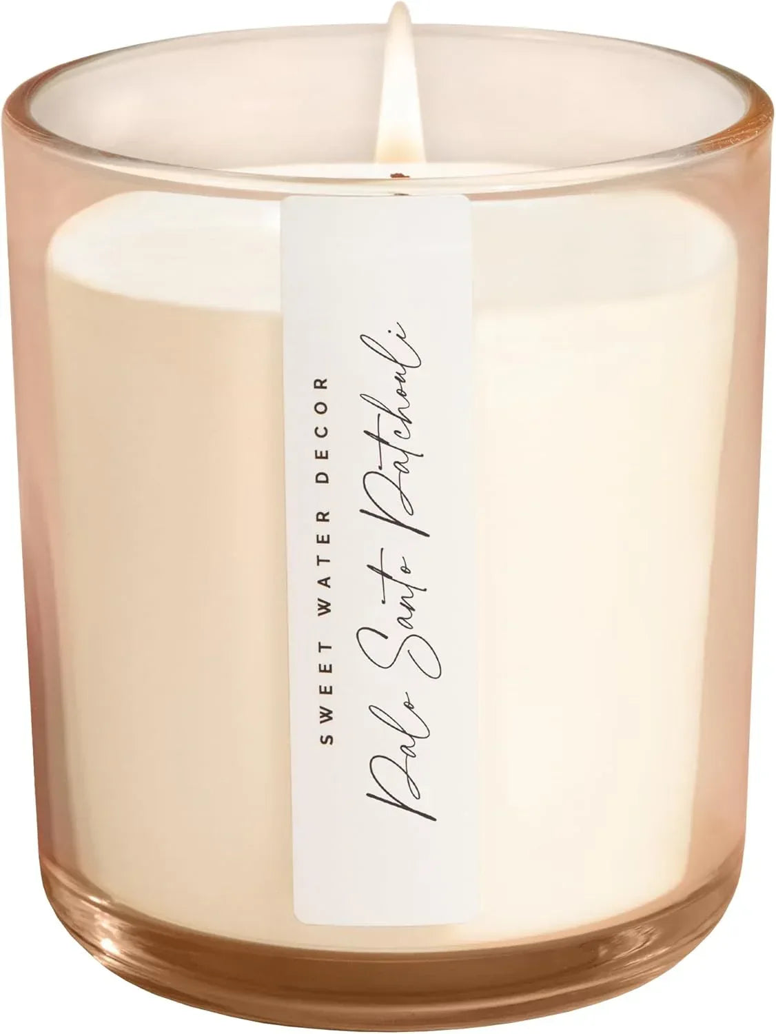 Sweet Water Decor Cashmere and Vanilla Scented Soy Candles – Milky Coconut, Jasmine, Soft Cashmere, Exotic Musk – Cozy Aroma – 50 Hour Burn – 12oz Tinted Glass Jar for Home Decor and Bedroom Decor - Handmade Lifestyle Shop