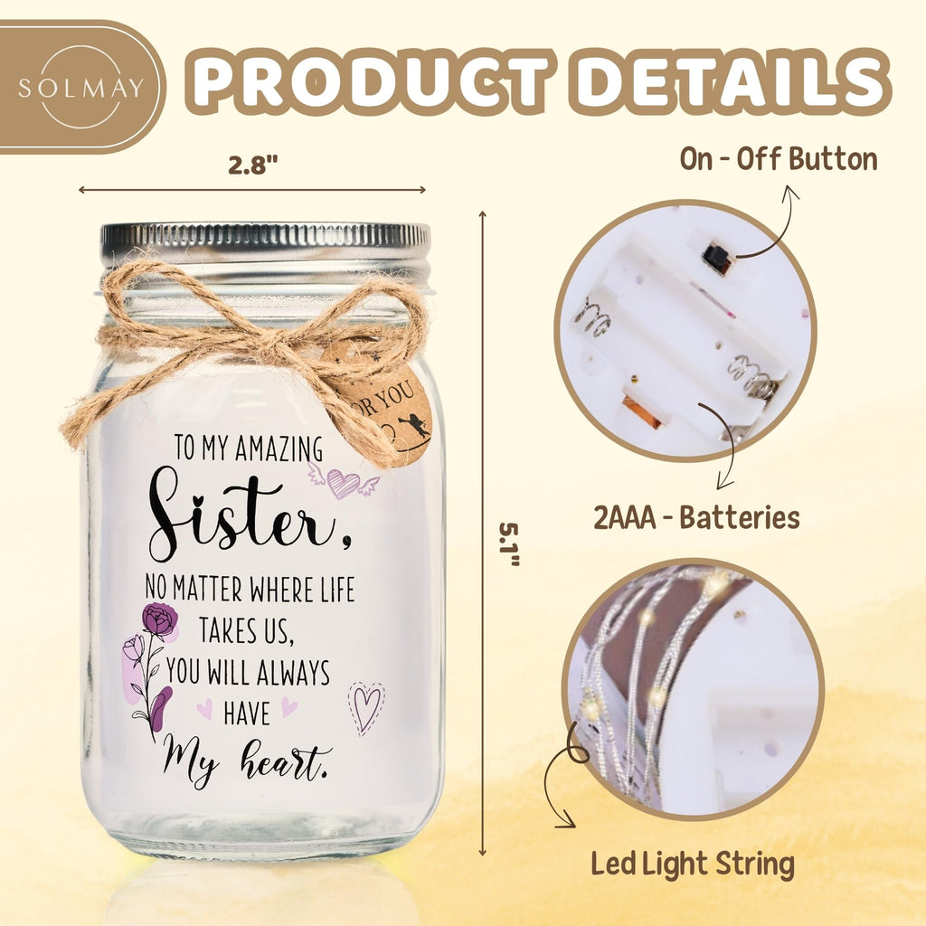 SOLMAY Friendship Gifts for Women – “Good Friends Are Like Stars” Sentimental Keepsake, Best Friend Birthday Gifts for Women Friend, Valentine Gift Idea For Her, Cozy Rustic Home Decor, Ready to Gift