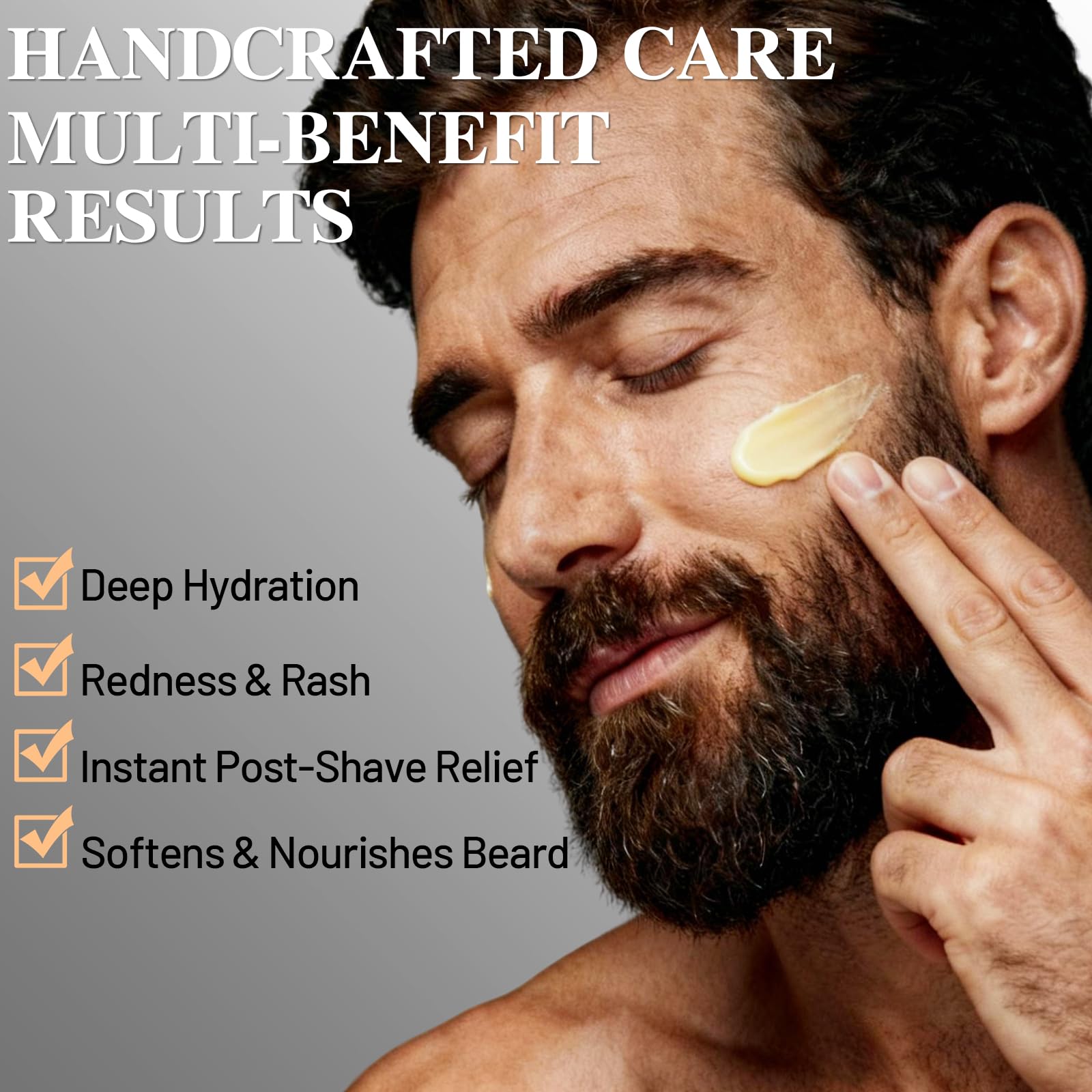 Beef Tallow Honey Balm, Grass-Fed Tallow Moisturizer for Face and Body, Deep Hydration Cream with White Tea Scent, Handmade Natural Skin Nourishment, 2.1 oz