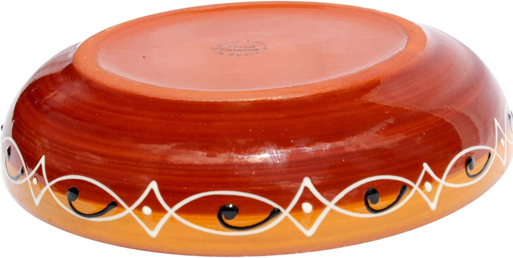 Cactus Canyon Ceramics Spanish Terracotta Small Serving Dish, Red