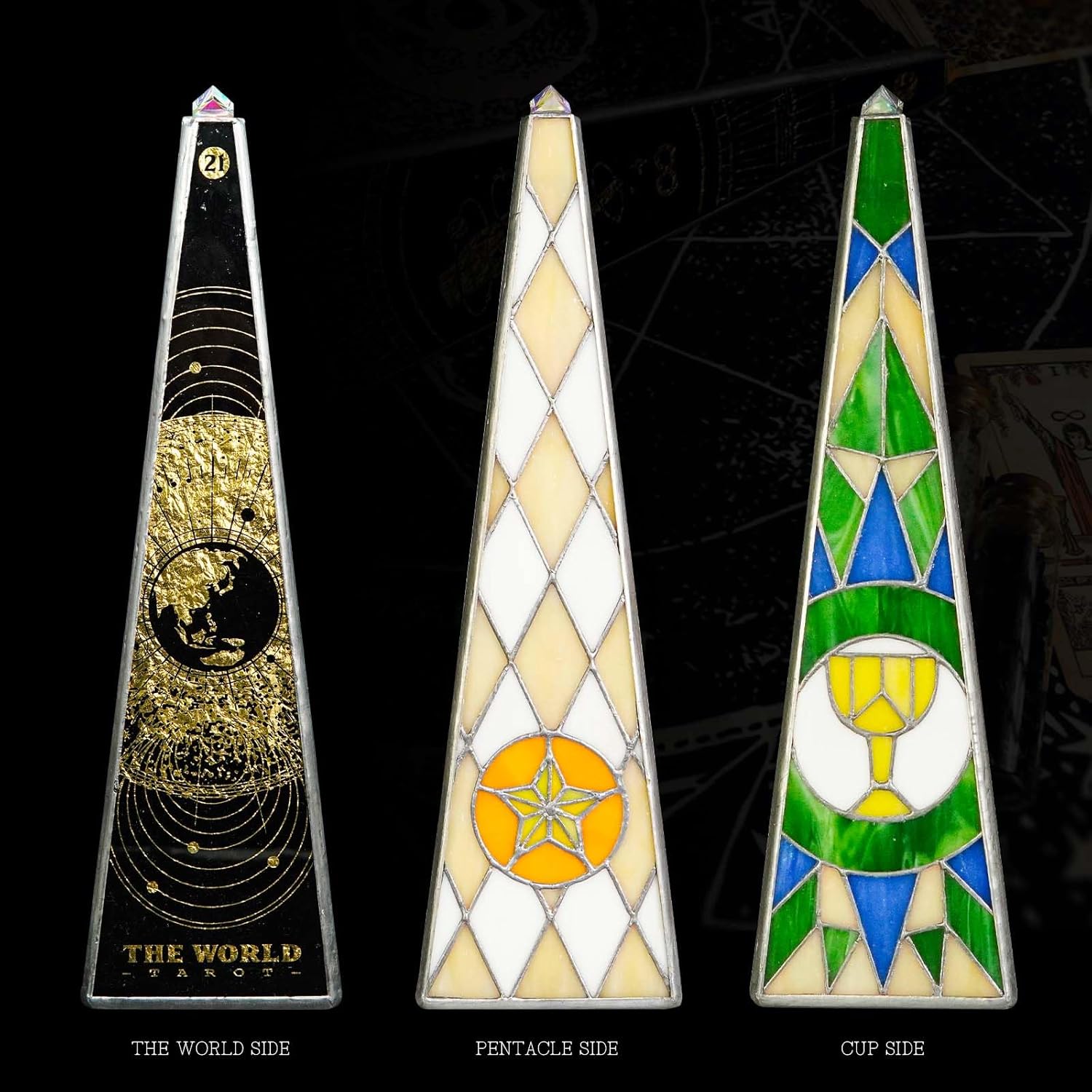 10" Aurora Kaleidoscope for Adults, Tiffany Stained Glass Handmade Adult Kaleidoscope with Gift Box,Anniversary Birthday Christmas New Year Valentine's Day Present Gift