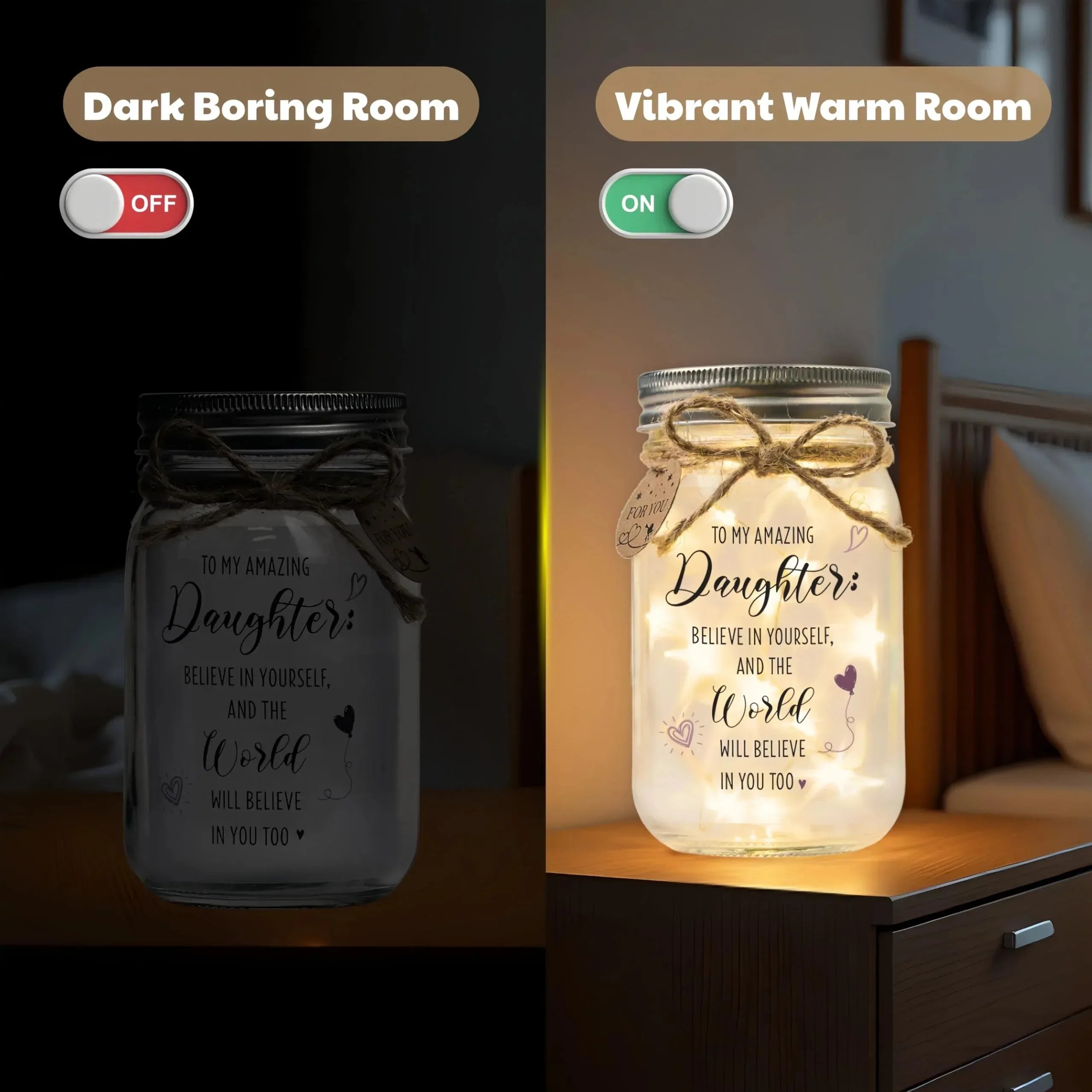 SOLMAY Friendship Gifts for Women – “Good Friends Are Like Stars” Sentimental Keepsake, Best Friend Birthday Gifts for Women Friend, Valentine Gift Idea For Her, Cozy Rustic Home Decor, Ready to Gift - Handmade Lifestyle Shop