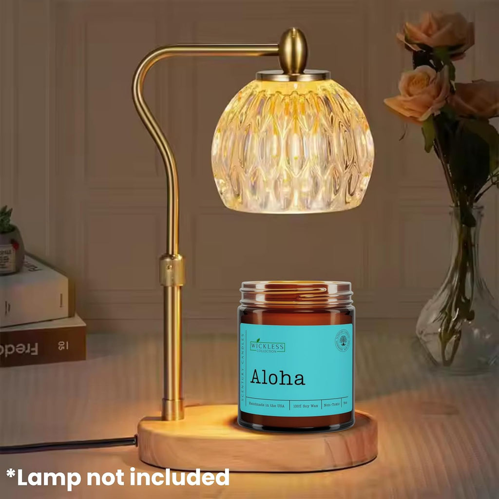 Wickless Vanilla Candles for Candle Warmer Lamp, Many Scents to Choose, 100% Non-Toxic Soy Wax, Scented Candle Melts for Warming Plate, Handmade in The USA (Velvet Vanilla)