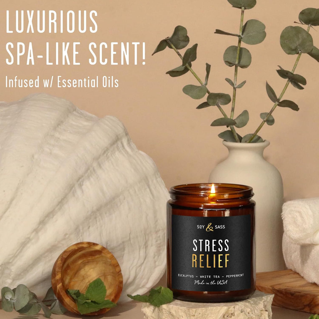 Smoked Vanilla Whiskey Candle - Scented Black Candles for Men or Women - Bourbon, Tobacco & Caramel Soy Wax Mens Candle - Infused w/Essential Oils | Long 50Hr Burn,9oz I Non Toxic I Made in USA