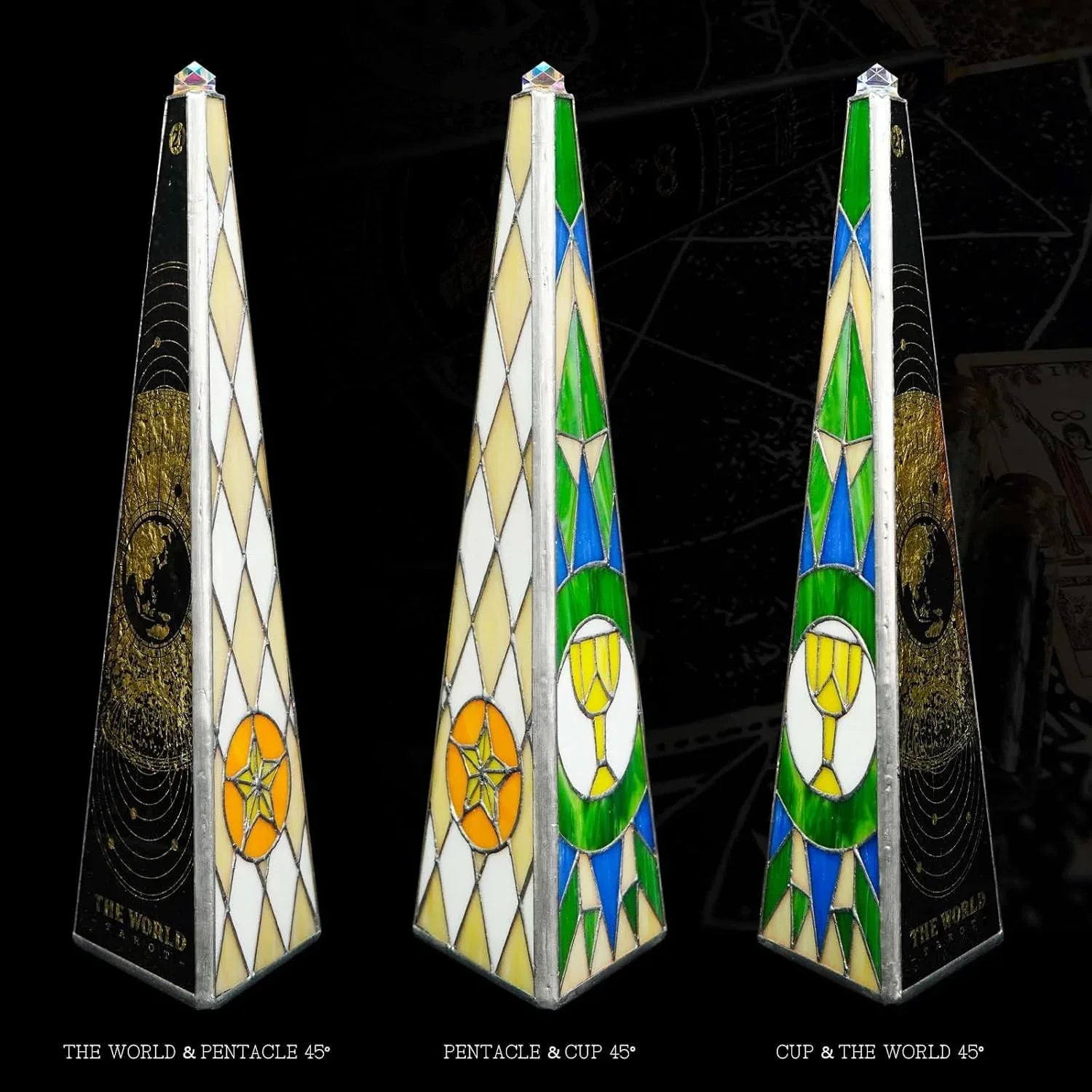 10" Aurora Kaleidoscope for Adults, Tiffany Stained Glass Handmade Adult Kaleidoscope with Gift Box,Anniversary Birthday Christmas New Year Valentine's Day Present Gift - Handmade Lifestyle Shop