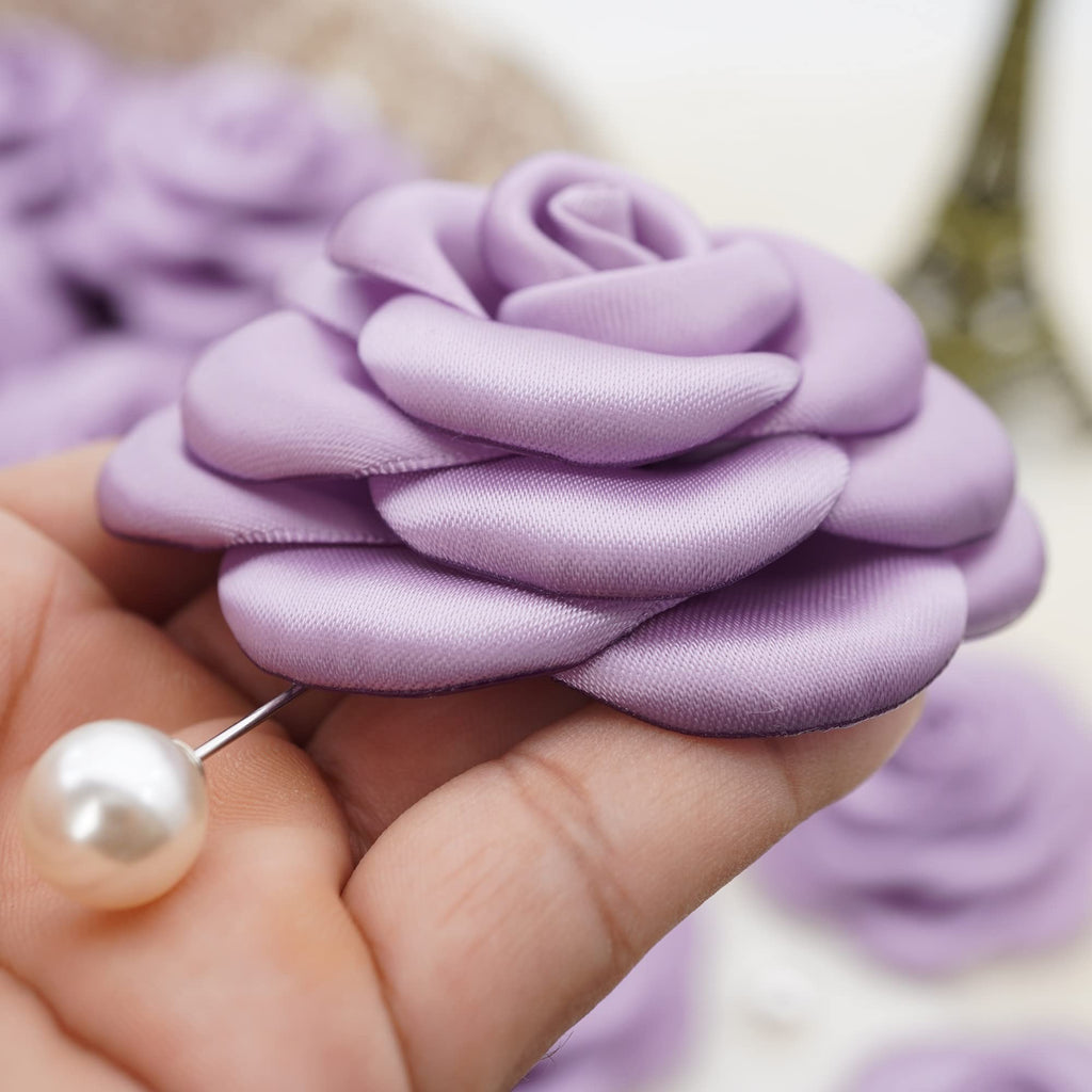 Silk Rose Flower Pin Brooch By NhanDo Handmade – COLOURFUL Floral Brooch Pin, Handmade Gift Ideas, Gift for her, Gift For Mom, Bridesmaid gift, valentines day gifts