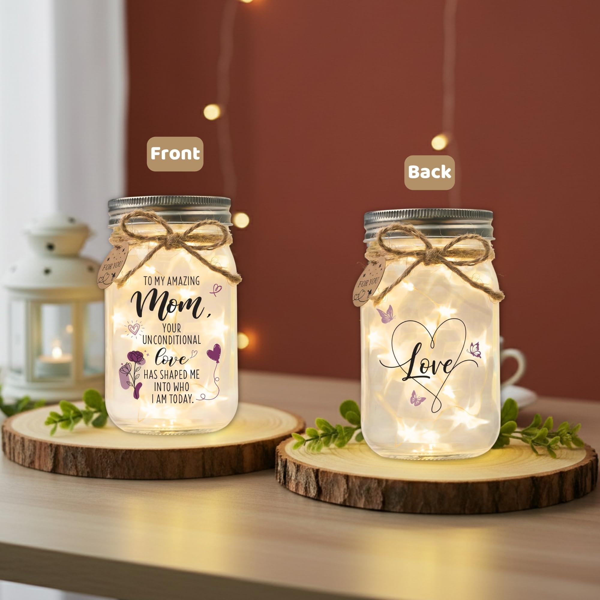 SOLMAY Friendship Gifts for Women – “Good Friends Are Like Stars” Sentimental Keepsake, Best Friend Birthday Gifts for Women Friend, Valentine Gift Idea For Her, Cozy Rustic Home Decor, Ready to Gift