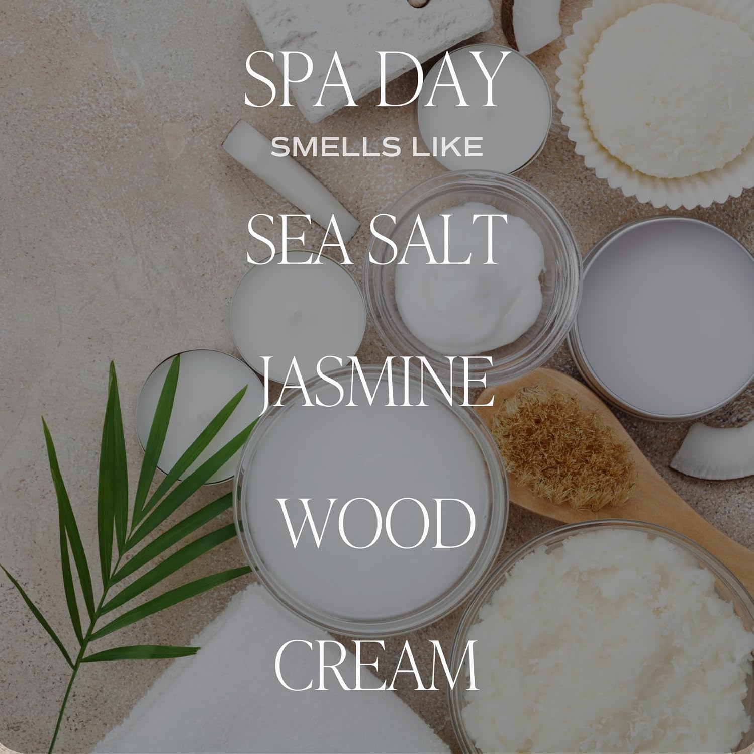 Sweet Water Decor Cashmere and Vanilla Scented Soy Candles – Milky Coconut, Jasmine, Soft Cashmere, Exotic Musk – Cozy Aroma – 50 Hour Burn – 12oz Tinted Glass Jar for Home Decor and Bedroom Decor