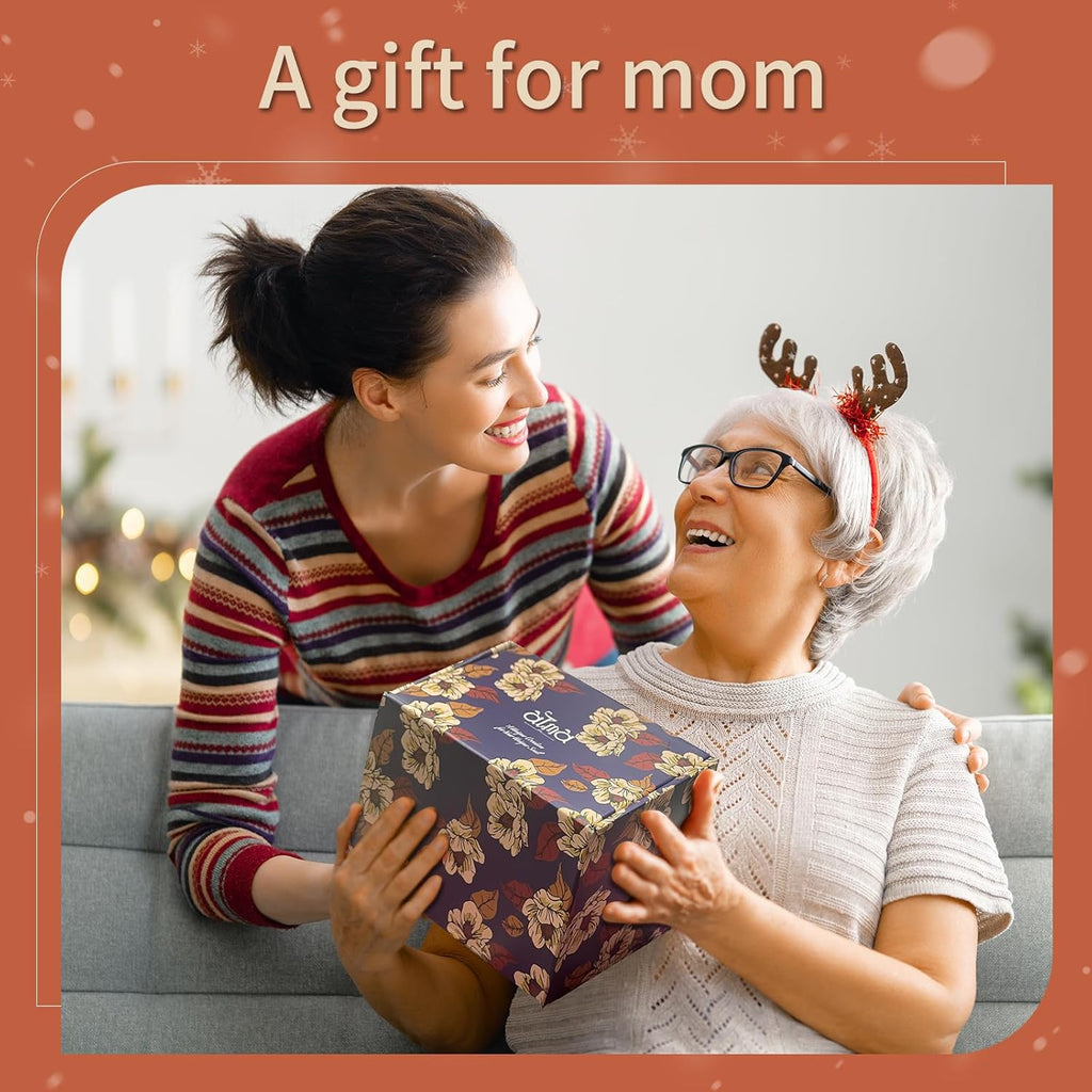 ALMA Handpainted Soup Bowl with Handle, 18.6oz Ceramic Cereal Bowl, Microwave &Dishwasher Safe,Loop Handle Bowl Great for Soup, Chili, Stew, Ice cream