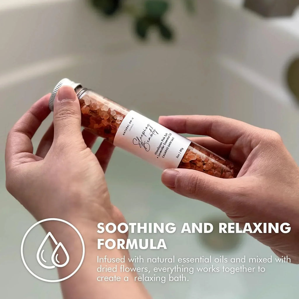 Handmade Bath Salt Gift Set 6 Pack, All Natural, Scented with Essential Oils, Gift for Women - Handmade Lifestyle Shop