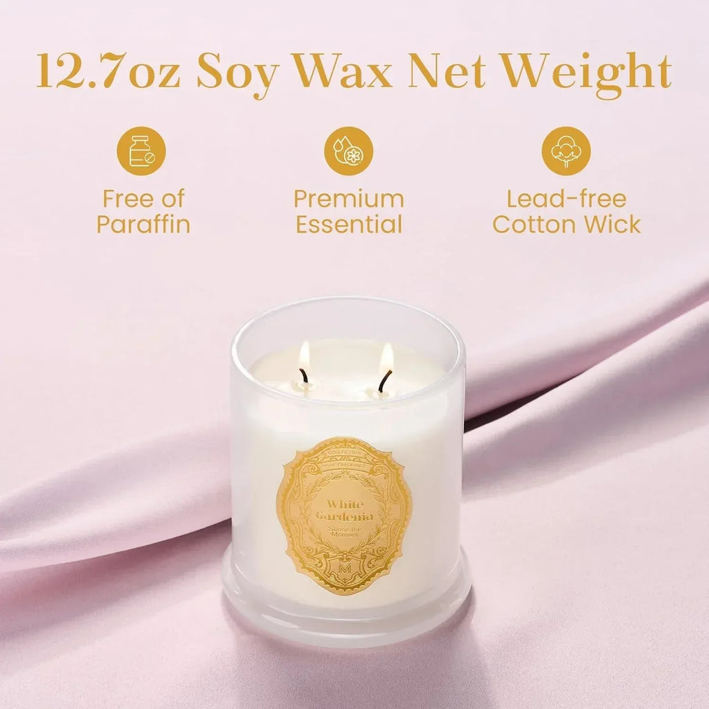 M&SENSE Sage Eucalyptus Candles for Home Scented, 2 Wick 12.7oz Soy Wax Candles Non Toxic,70 Hours Long Burning,Christmas Candles Gift for Stress Relief, Meditation, Yoga - Handmade Lifestyle Shop