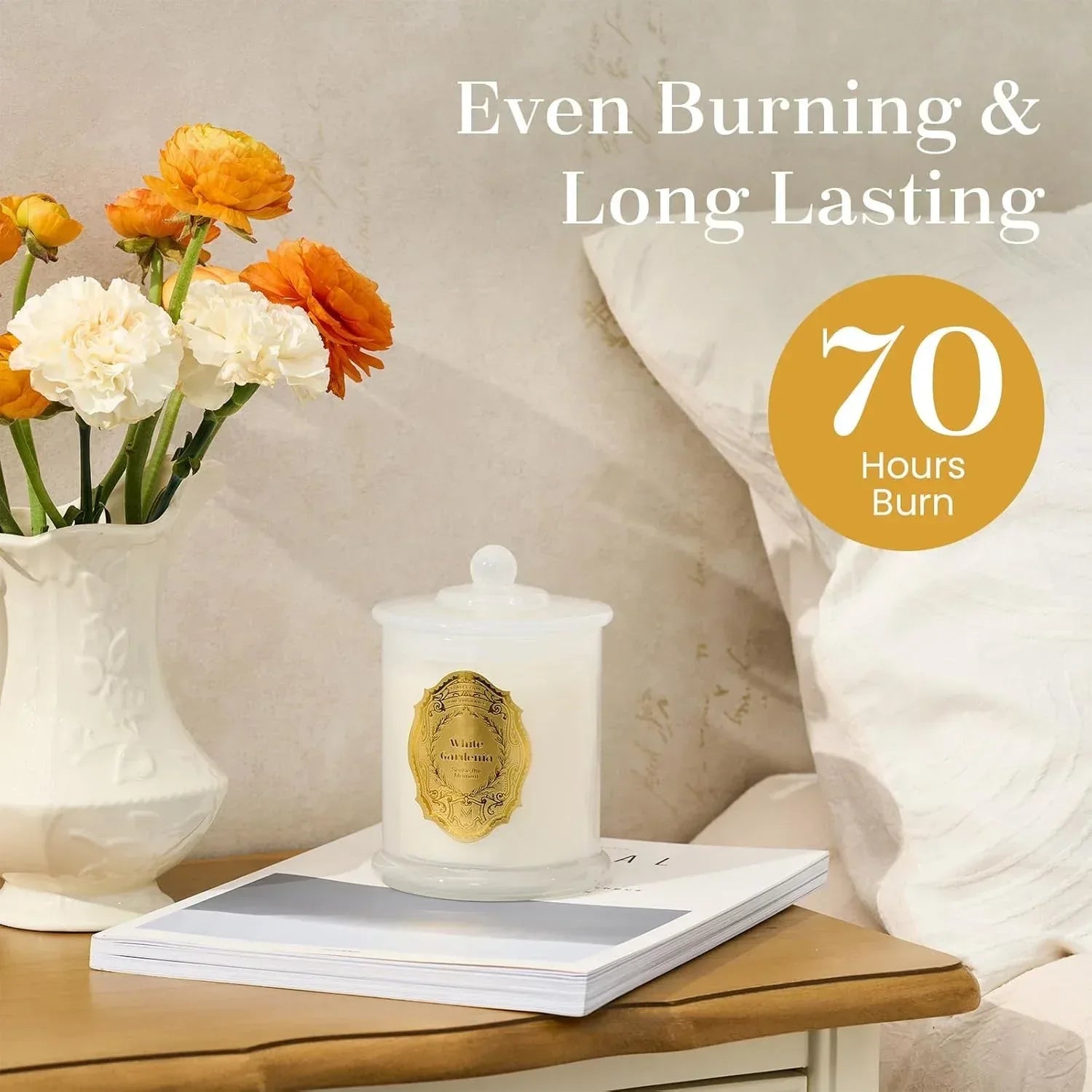 M&SENSE Sage Eucalyptus Candles for Home Scented, 2 Wick 12.7oz Soy Wax Candles Non Toxic,70 Hours Long Burning,Christmas Candles Gift for Stress Relief, Meditation, Yoga - Handmade Lifestyle Shop