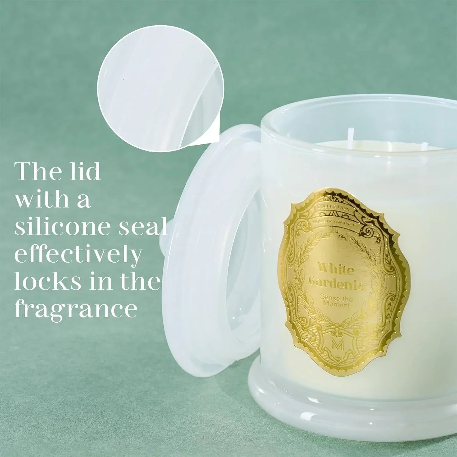 M&SENSE Sage Eucalyptus Candles for Home Scented, 2 Wick 12.7oz Soy Wax Candles Non Toxic,70 Hours Long Burning,Christmas Candles Gift for Stress Relief, Meditation, Yoga - Handmade Lifestyle Shop